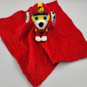 Lovey Paw Patrol Jungle Pups Plush Security Blanket for kids